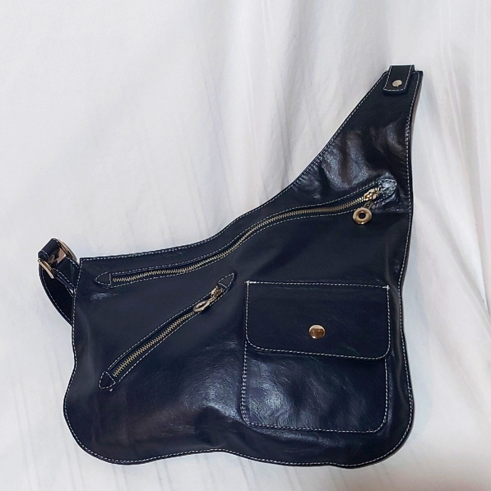 Christina Leizzarrague Leather Crossbody Bag